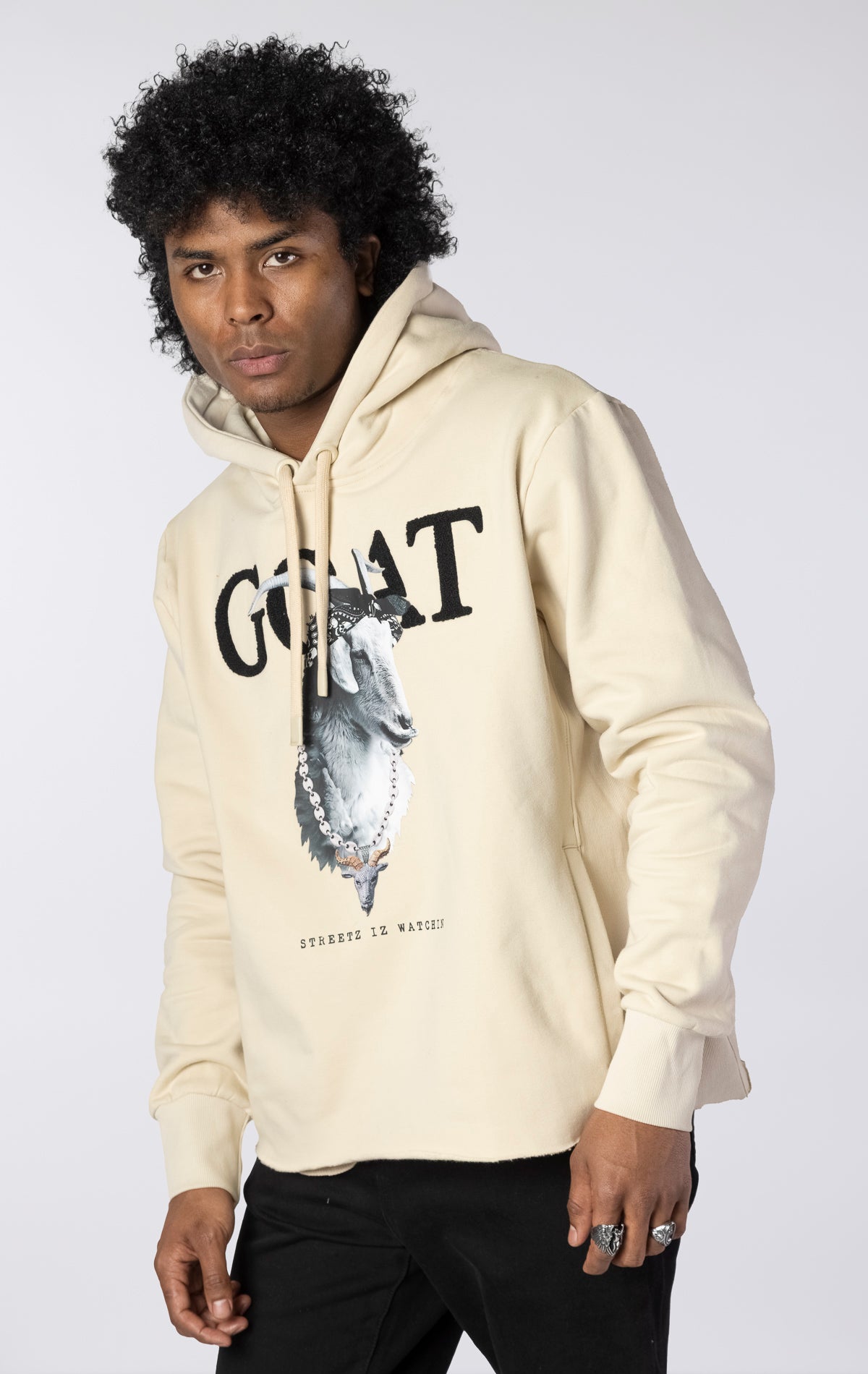 Goat Cropped Hoodie
